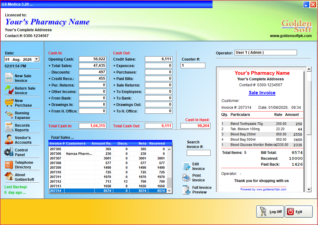 POS System Pharmacy