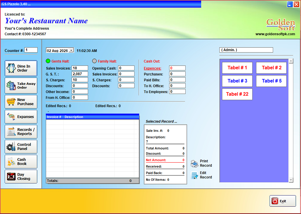 POS System Fast Food